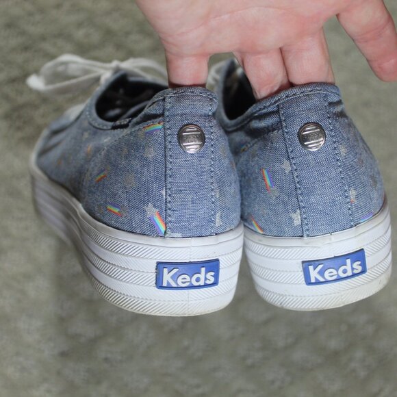 Keds X Sunny Life Triple Up Shooting Star Sneakers Size 11 - Picture 3 of 6